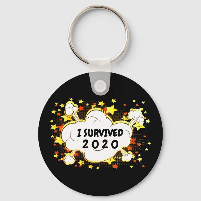 Chaveiro Personalizável sobrevivi a uma explosão de 20xx co (Frente)