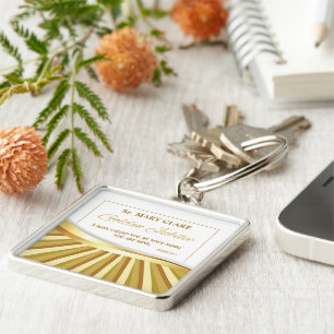 Chaveiro Personalize, jubileu dourado da vida religiosa