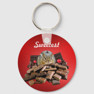 Chaveiro Personalize o chipset de chocolate mais doce