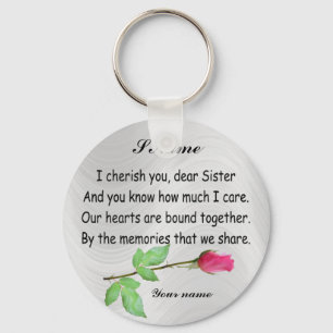 CHAVEIRO PERSONALIZE SISTER-KEYCHAIN