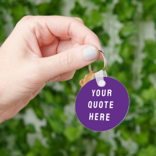 Chaveiro Personalize Sua Cota Aqui Presente Roxo Personaliz