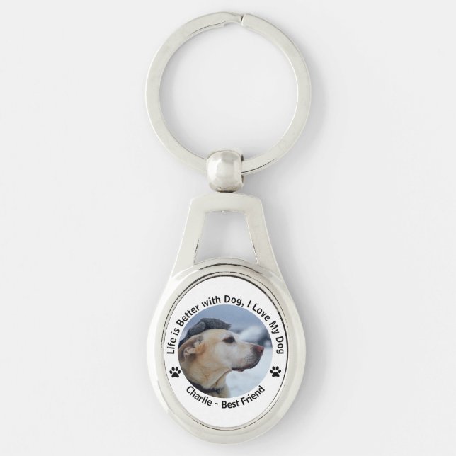 Chaveiro Personalize Sua Própria Foto Personalizada De Pet  (Frente)