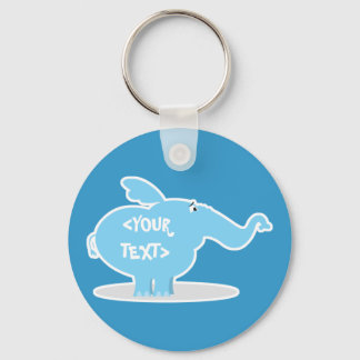 Chaveiro Personalize um Elefante, <YOUR TEXT>