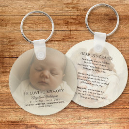 Chaveiro Personalized Baby Memorial Photo & Custom Text
