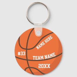 Chaveiro Personalized Basketball Keychain Team Player