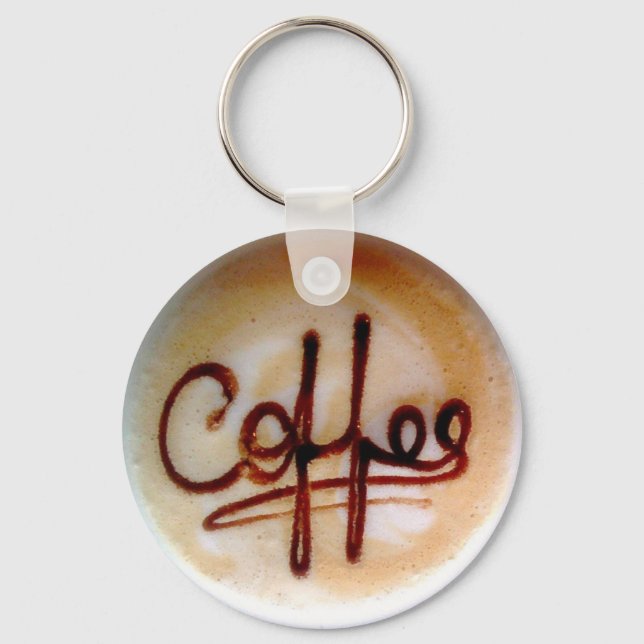Chaveiro Personalized Coffee Written On Foam (Frente)
