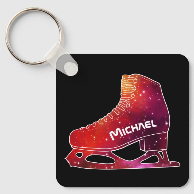 Chaveiro Personalized Figure Skating Space Boot (Frente)