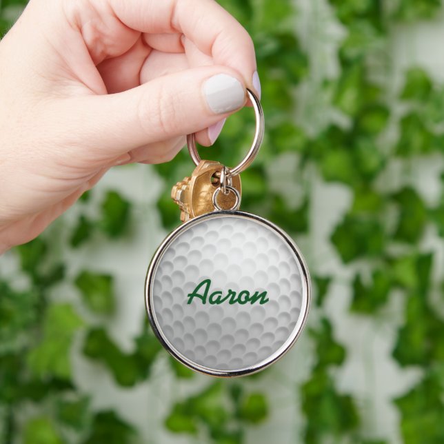 Chaveiro Personalized Golf Keyring Keychain Gift (Mão)