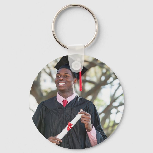 Chaveiro Personalized Graduation Photo Keepsake Memory Gift (Frente)
