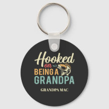 Personalized Hooked on Being a Grandpa