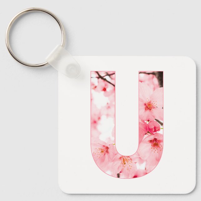 Chaveiro Personalized Initial Name Traits Keychain Gift (Frente)