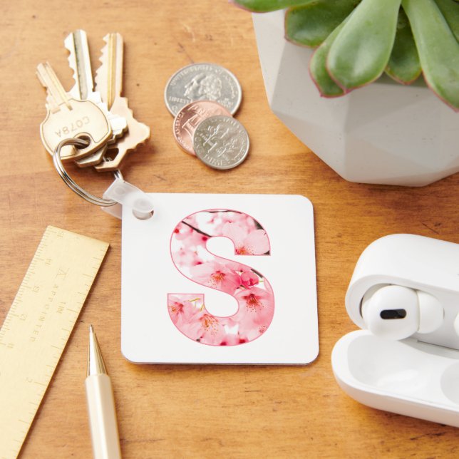 Chaveiro Personalized Initial Name Traits Keychain Gift (Mesa)