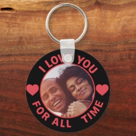 Chaveiro  Personalized Message Photo I Love You All time