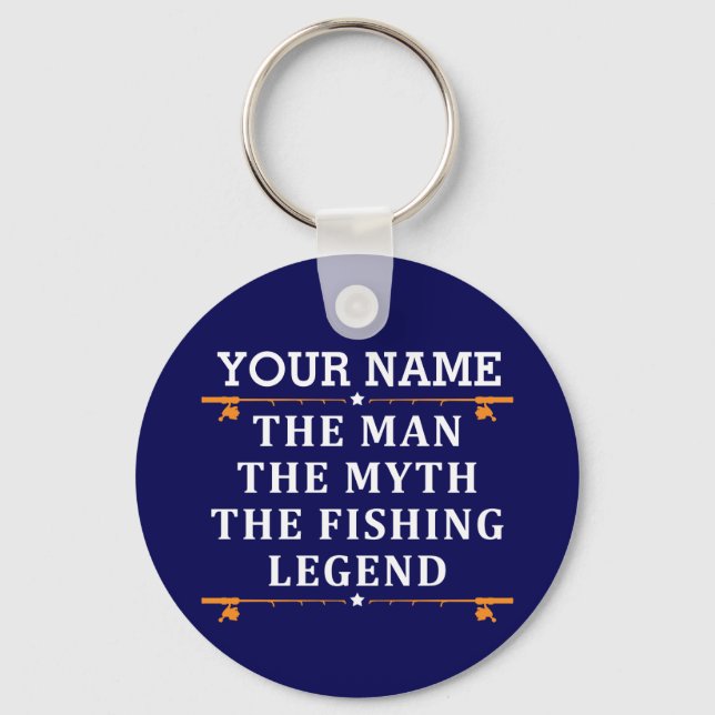 Chaveiro Personalizou O Homem O Mito Da Lenda De Pesca (Frente)
