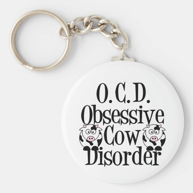 Chaveiro Perturbação Obsessiva Da Vaca (Frente)
