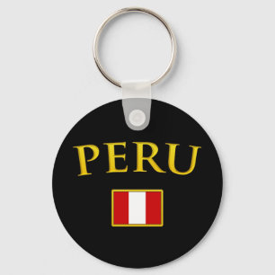 Chaveiro Peru dourado