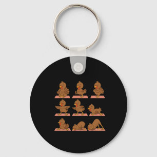 Chaveiro Peru fazendo ioga vegano kawaii zen meditação