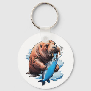 Chaveiro Pesca Da Valsa No Mar