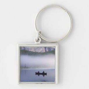Chaveiro Pesca de canoa no Waterfowl Lake, Banff Nacional