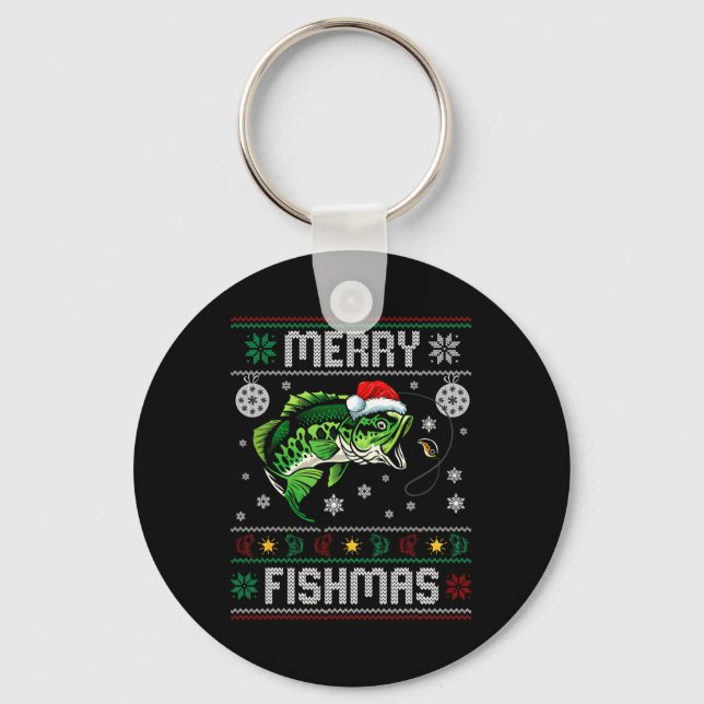 Chaveiro Pesca de pesca de pesca de pesca de pesca de feliz (Frente)