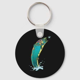 Chaveiro Pesca de Trutas Psicodélicas