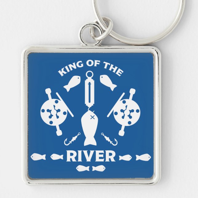 Chaveiro Pesca do salmão no Canadá (Frente)