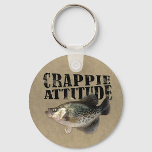Chaveiro Pesca Engraçada Com Atitude De Crappie