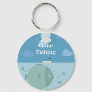 Chaveiro Pesca Personalizada Saiu   Nome