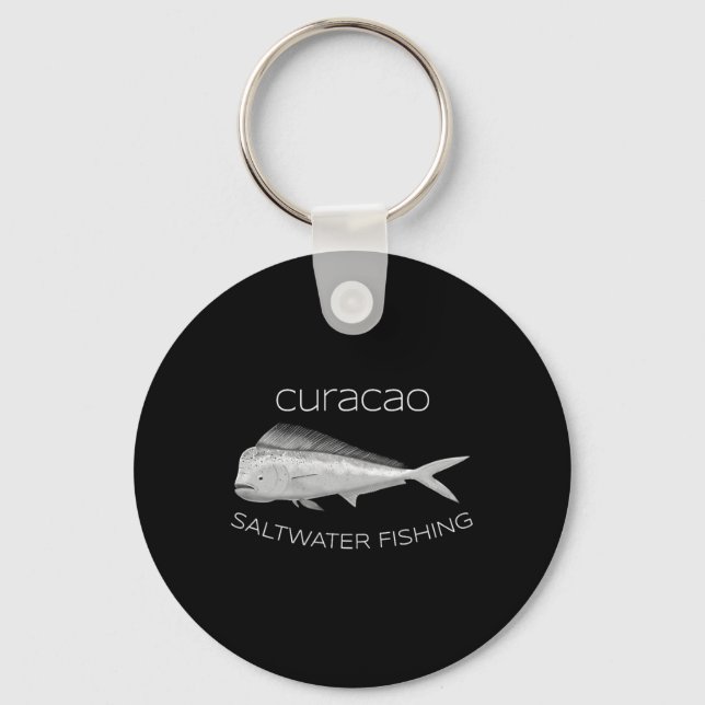 Chaveiro Pesca Profunda no Mar com Água Salgada Curaçao Mah (Frente)
