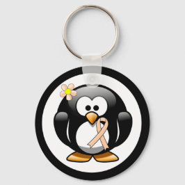 Chaveiro Pêssego Sensibilização Penguin de Fita