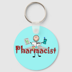 Chaveiro Pessoa da vara do farmacêutico--Presentes