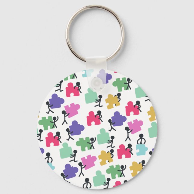 Chaveiro pessoas autistas (Frente)