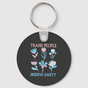 Chaveiro Pessoas Trans Merecem Orgulho de Segurança Mês LGB
