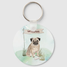 Chaveiro Pet Dog de Nome Personalizado