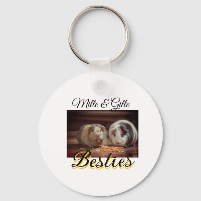 Chaveiro Pet Frities adiciona nome e foto animal amor (Frente)