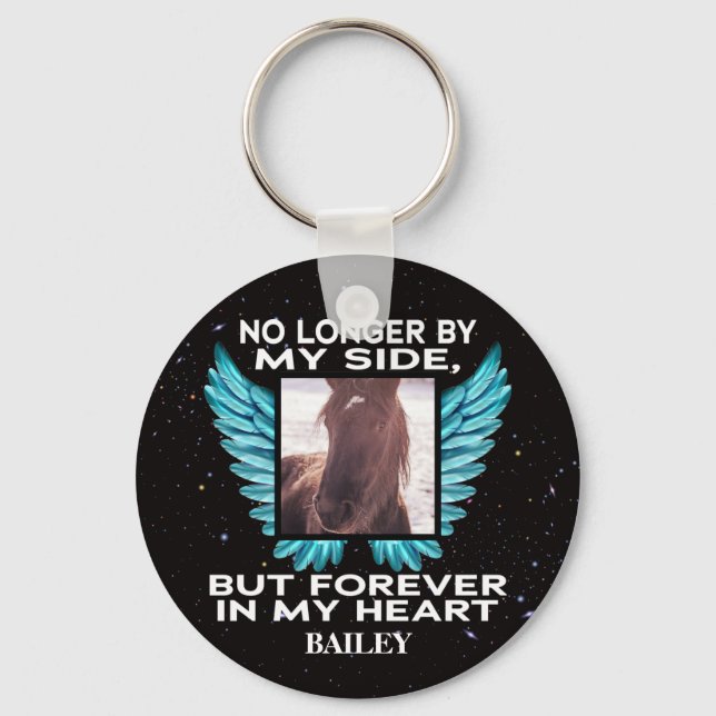Chaveiro Pet Memorial - Foto personalizada (Frente)