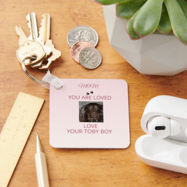 Chaveiro Pet Mom Heartfelt Photo Token (Mesa)