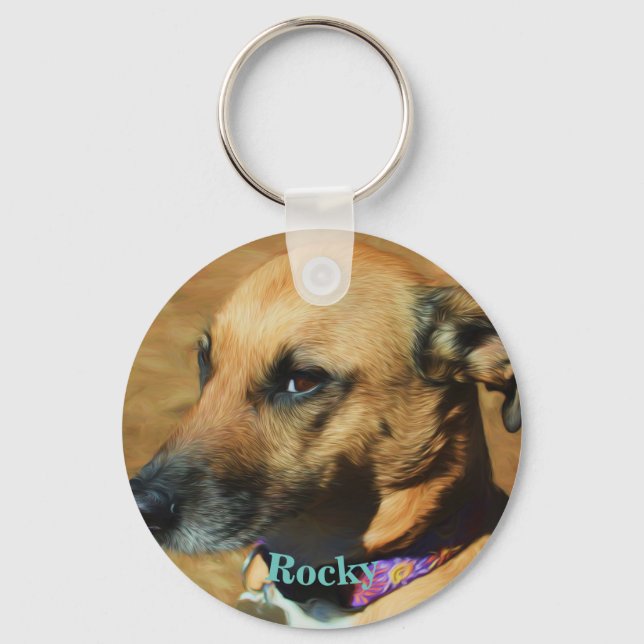 Chaveiro Pet Photo Dog Lover Personalizado (Frente)