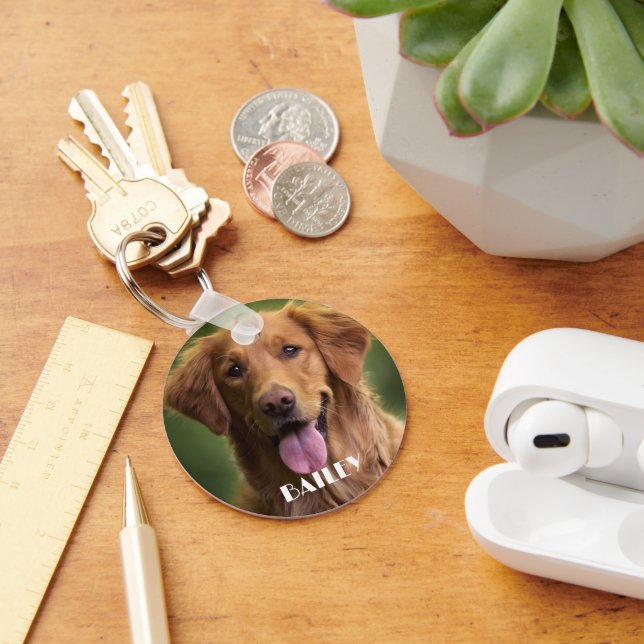 Chaveiro Pet Photo Dog Lover Personalizado (Mesa)