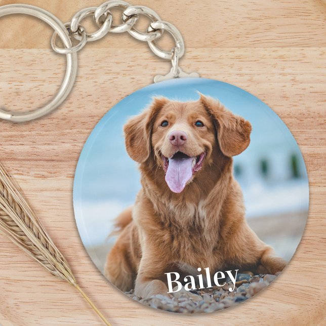 Chaveiro Pet Photo Dog Lover Personalizado (Criador carregado)