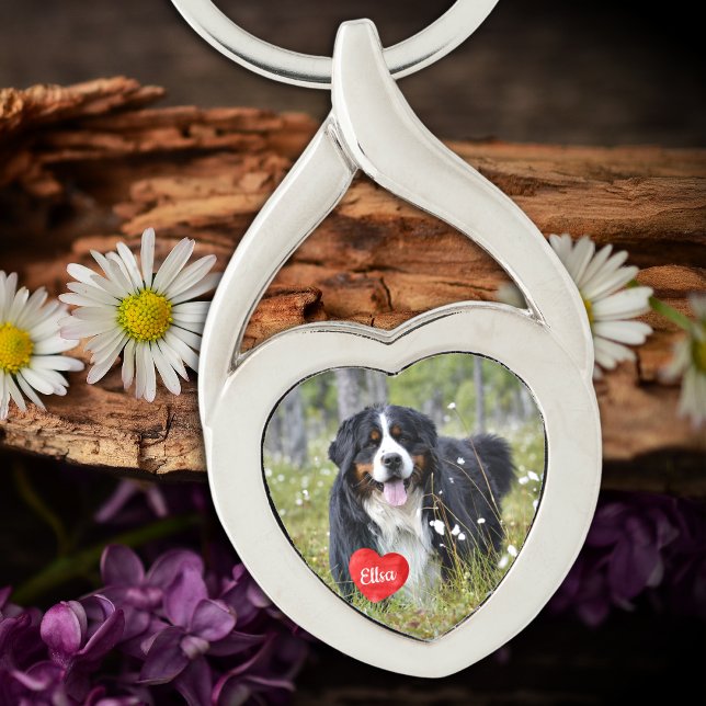 Chaveiro Pet Photo Dog Lover Personalizado (Criador carregado)