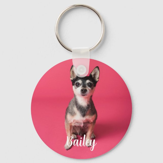 Chaveiro Pet Photo Dog Personalizado Lover, Presentes De Fo (Frente)