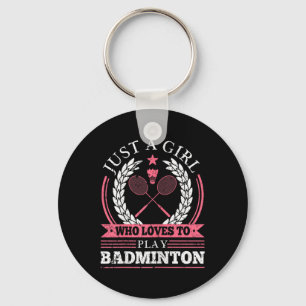 Chaveiro Petiscos de Badminton Badminton Feminino