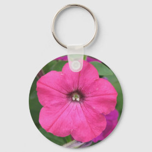 Chaveiro Petúnia cor-de-rosa