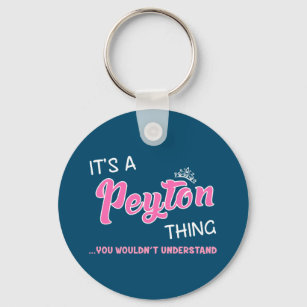Chaveiro Peyton, coisa que você não entenderia.