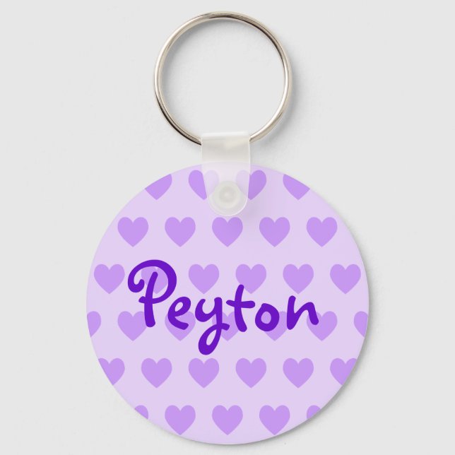 Chaveiro Peyton em Roxo (Frente)