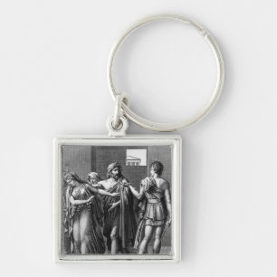 Chaveiro Phaedra, Theseus e Hippolytus