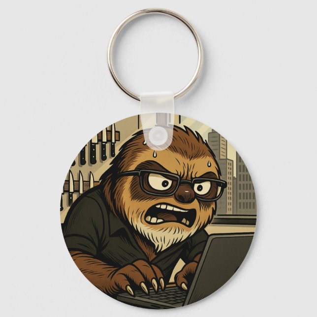 Chaveiro Phil Elmore Agitated Sloth Keychain (Frente)