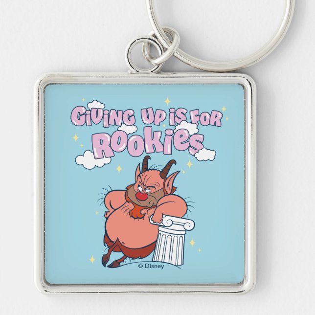 Chaveiro Phil - Giving Up is for Rookies Keychain (Frente)
