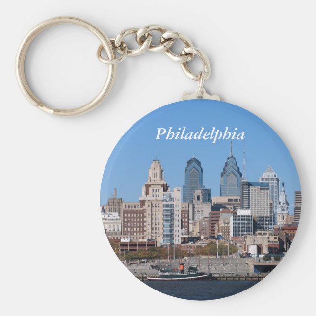 Chaveiro Philadelphia Skyline, Closeup (Frente)